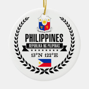 Ornamento De Cerâmica Filipinas