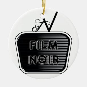 Ornamento De Cerâmica Filme Noir