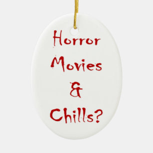 Ornamento De Cerâmica Filmes de terror & frios?