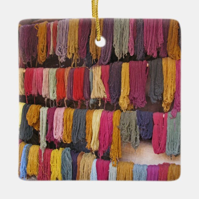 Ornamento De Cerâmica Fio da alpaca (Frente)