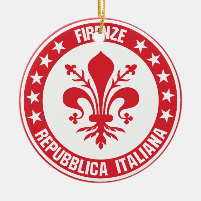 Ornamento De Cerâmica Firenze (Frente)