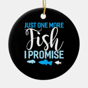 Ornamento De Cerâmica Fisher Só Mais Um Peixe