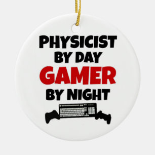Ornamento De Cerâmica Físico por Day Gamer by Night