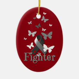 Ornamento De Cerâmica Fita da consciência do diabetes do lutador