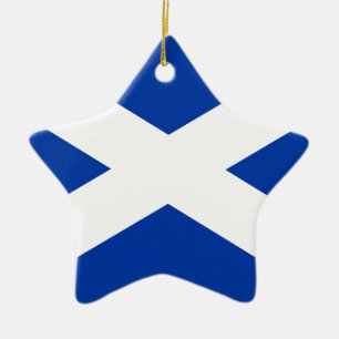 Ornamento De Cerâmica Flag of Scotland Saltyre - High Quality Image