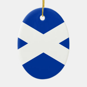 Ornamento De Cerâmica Flag of Scotland Saltyre - High Quality Image