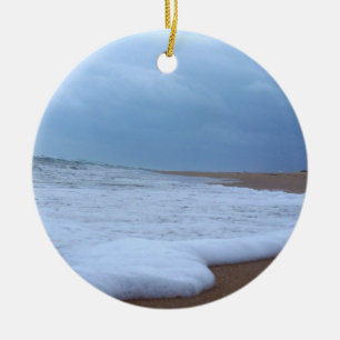 Ornamento De Cerâmica Flagler Beach Shoreline