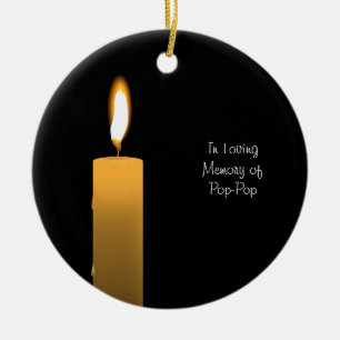 Ornamento De Cerâmica Flame Eterno Personalizado Na Memória