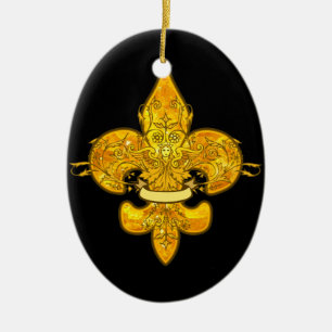 Ornamento De Cerâmica Fleur de Guardião