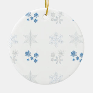 Ornamento De Cerâmica Flocos de neve