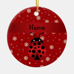 Ornamento De Cerâmica Flocos de neve conhecidos personalizados do
