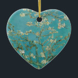 Ornamento De Cerâmica Flor de Amêndoa de Van gogh<br><div class="desc">A obra-prima de Van Gogh,  Almond Blossom,  visite nossa loja para outros itens correspondentes.</div>
