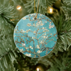 Ornamento De Cerâmica Flor de amêndoa, Van Gogh