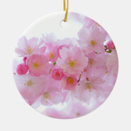Ornamento De Cerâmica Flor de árvore de cereja japonesa