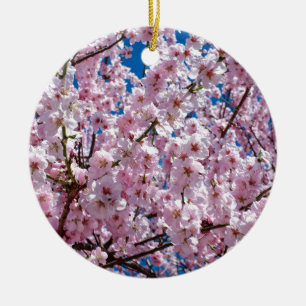 Ornamento De Cerâmica Flor de cereja japonesa
