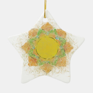 Ornamento De Cerâmica Flor de lótus etéreo