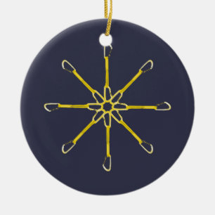 Ornamento De Cerâmica Flor de Quickdraw