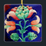 Ornamento De Cerâmica FLOR DE TINTA ESSILIZADA,Floral Verde Azul<br><div class="desc">Elegante, flores vibrantes artísticas em rosa, vermelho, azul, cores verdes adequadas para qualquer ocasião especial.Whimsical, design moderno, facilmente personalizável com seu texto e iniciais para cerimônia de casamento, anúncio nupcial, doce 16, obrigado você, reuniões, graduações escolares, Bat Mitzvah, chás românticos de noivados, natal, feriado, escritório, reuniões familiares, dias do ano...</div>
