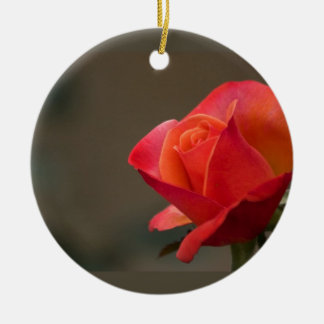 Ornamento De Cerâmica Flor vermelha, vermelha