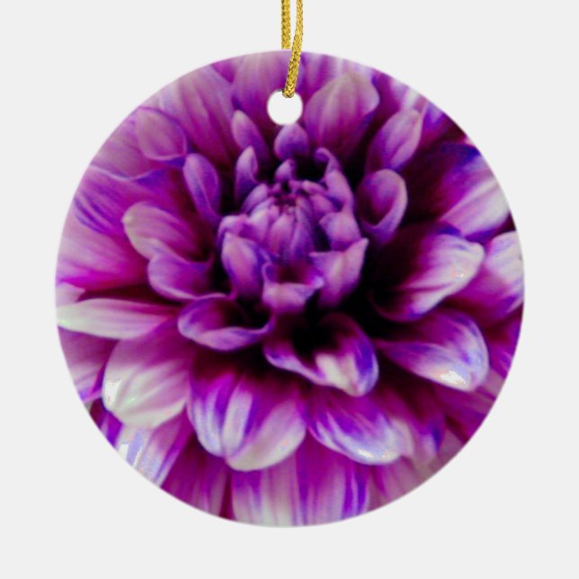 Ornamento De Cerâmica Flora_ (Frente)