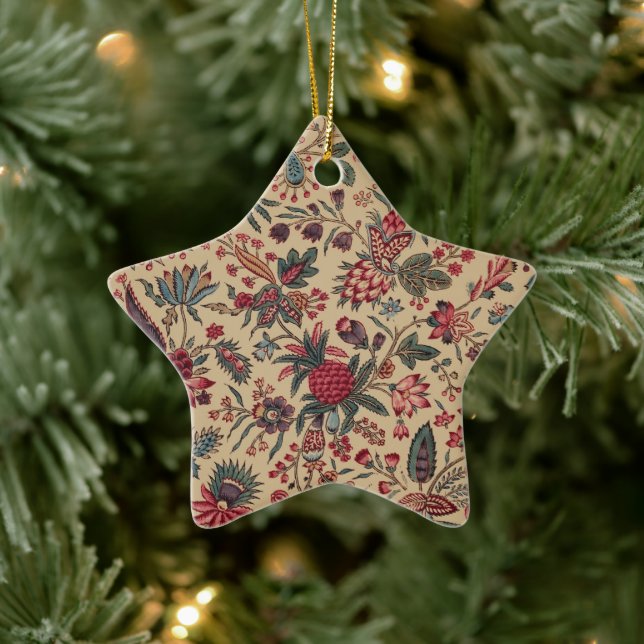 Ornamento De Cerâmica Floral Tapeçaria Arte Flor (Árvore)