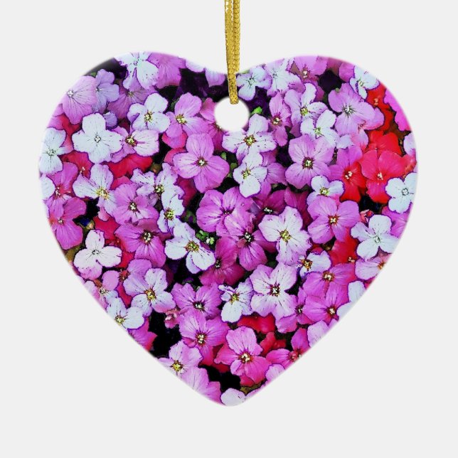 ORNAMENTO DE CERÂMICA FLORES (Frente)