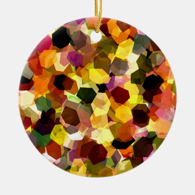 ORNAMENTO DE CERÂMICA FLORES (Frente)