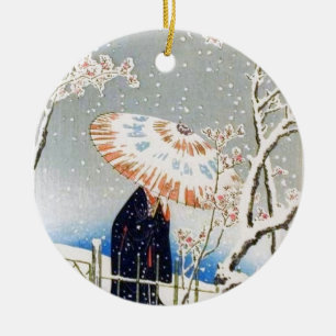 Ornamento De Cerâmica Flores de cerejeira japonesas