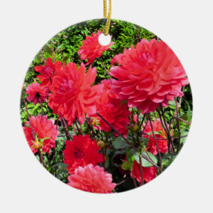 ORNAMENTO DE CERÂMICA FLORES DE JARDIM