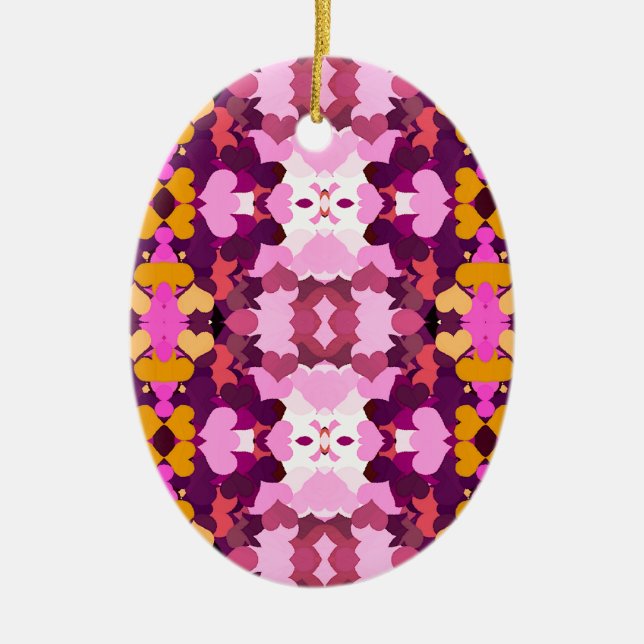 ORNAMENTO DE CERÂMICA FLORES NATURE GARDEN (Frente)