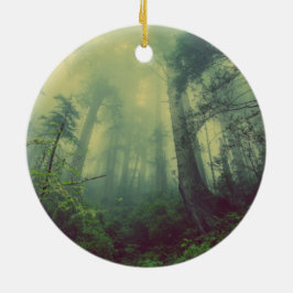 Ornamento De Cerâmica Floresta De Baixo