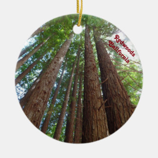 Ornamento De Cerâmica Floresta nacional Califórnia das árvores da