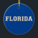 Ornamento De Cerâmica Flórida<br><div class="desc">Flórida</div>