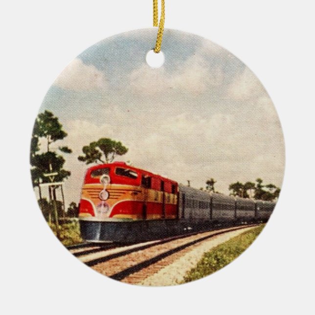 Ornamento De Cerâmica Flórida Streamliner (Frente)