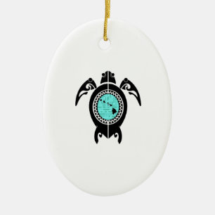 ORNAMENTO DE CERÂMICA FLUXO DA ILHA HAWAIIANA