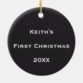 Ornamento De Cerâmica Fluxo de Bolha Cósmica Personalizado