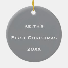 Ornamento De Cerâmica Fluxo de Bolha Cósmica Personalizado