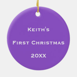 Ornamento De Cerâmica Fluxo de Bolha Cósmica Personalizado