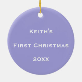 Ornamento De Cerâmica Fluxo de Bolhas Cósmicas Personalizadas