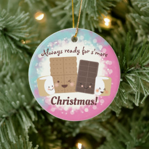 Ornamento De Cerâmica Fofo cheira a panificação doce Natal