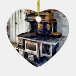 Ornamento De Cerâmica Fogão de carvão na cozinha