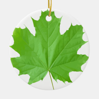 Ornamento De Cerâmica Folha de Maple