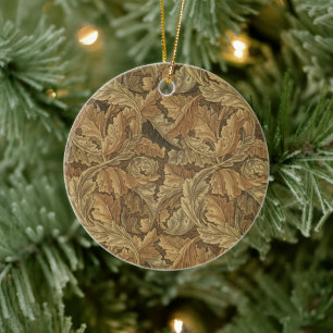 Ornamento De Cerâmica Folhas de Acanto por William Morris, Têxtil Antigo