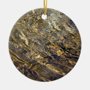 Ornamento De Cerâmica Fonte do ouro Água 2