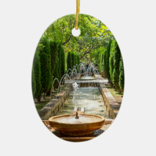 Ornamento De Cerâmica Fonte no Jardim Almudaina - Palma de Maiorca