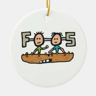 Ornamento De Cerâmica Foosball