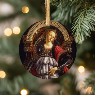 Ornamento De Cerâmica Força   Botticelli