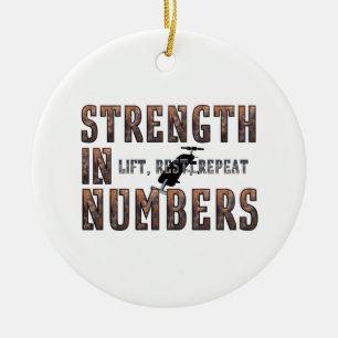 Ornamento De Cerâmica Força máxima em números