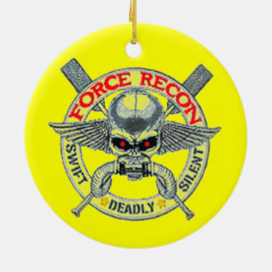 ORNAMENTO DE CERÂMICA FORCE RECON