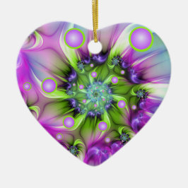 Ornamento De Cerâmica Formas espirais coloridas, redondas, forma Abstrat